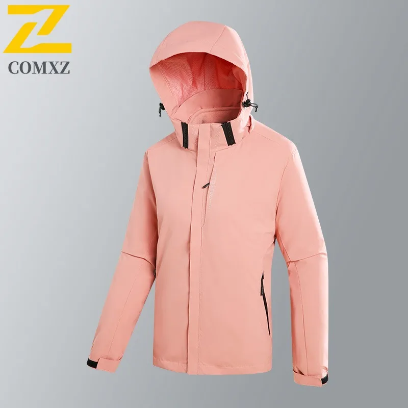 COMXZ Men Autumn Motorcycle Jacket Multi-Function Outdoor Riding Wind Resistant Coat Leisure Everyday Style Durable Jackets