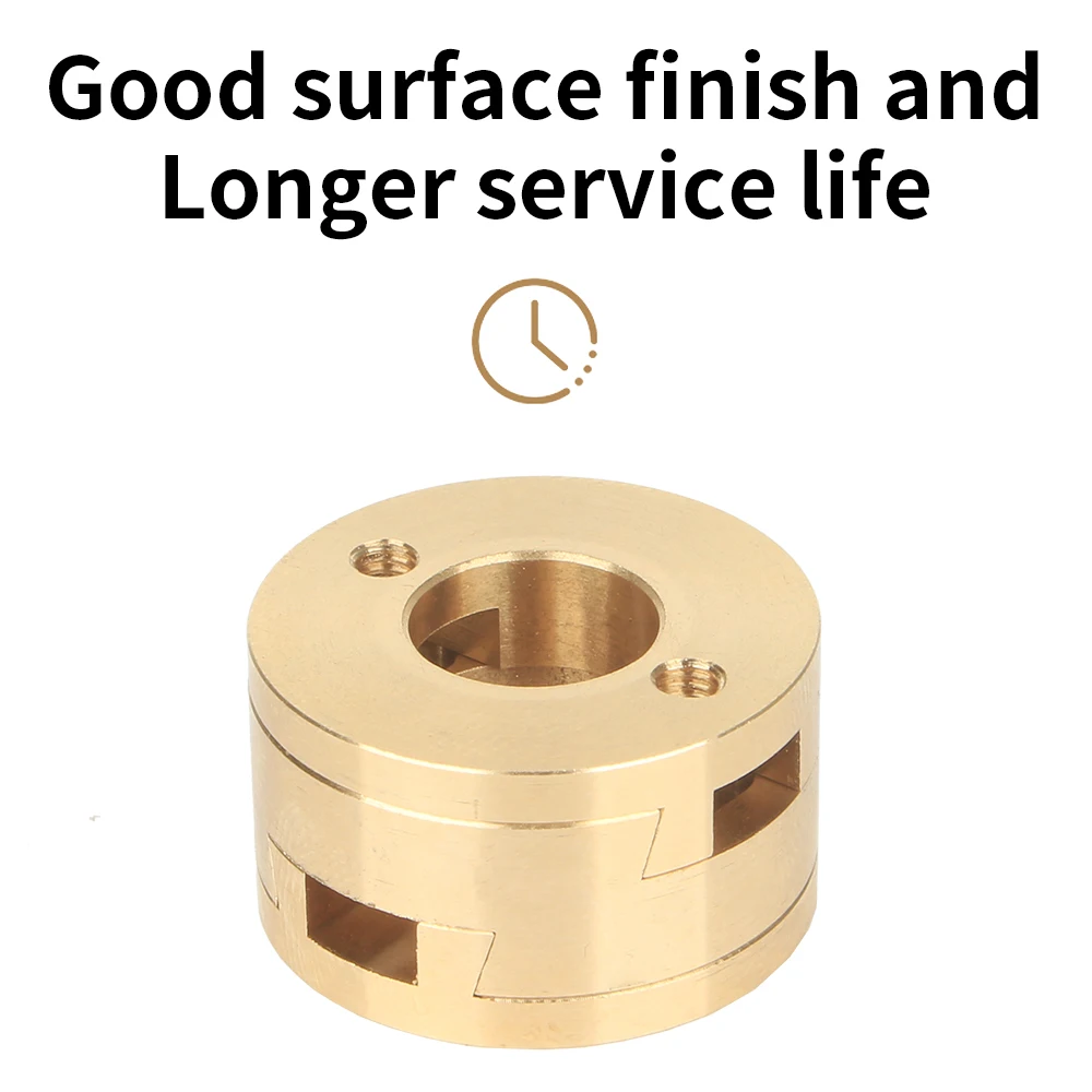Impressora 3d Dsway Oldham Acoplamento t8 z Eixo Redondo Parafuso Chumbo Bronze Acoplamento para Vzbot Cama Quente Flexível 16 mm Thread Hole Peças de - Imagem 4
