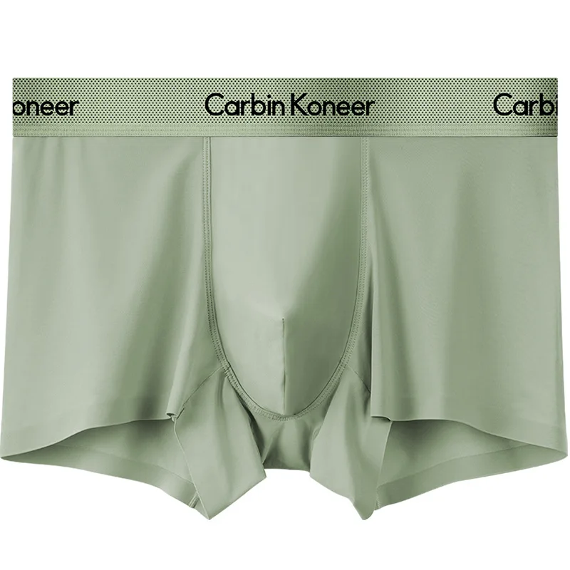 4pcs Men's High-end Cotton Underwear Boxer Shorts Comfortable Cotton breathe Underpants Antibacterial Panties