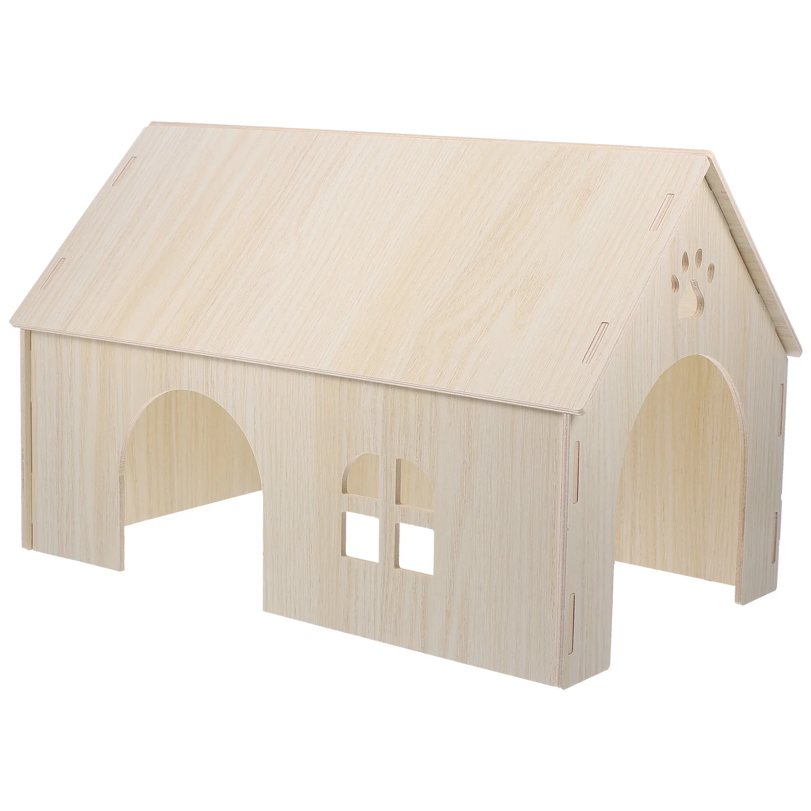 

Guinea Pig Maze Squirrel Wooden House Hamster Hideaway Toys Hideout Pets Exercising Home Rat Chinchilla Playground