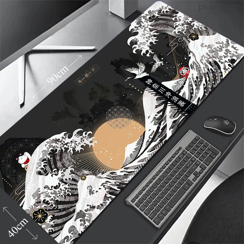 Alfombrilla de ratón de diseño Popular, alfombrilla grande para teclado XXL para Gamer, alfombrilla para ratón de 550x1000mm, alfombrilla de goma para escritorio, alfombrilla para ratón portátil para