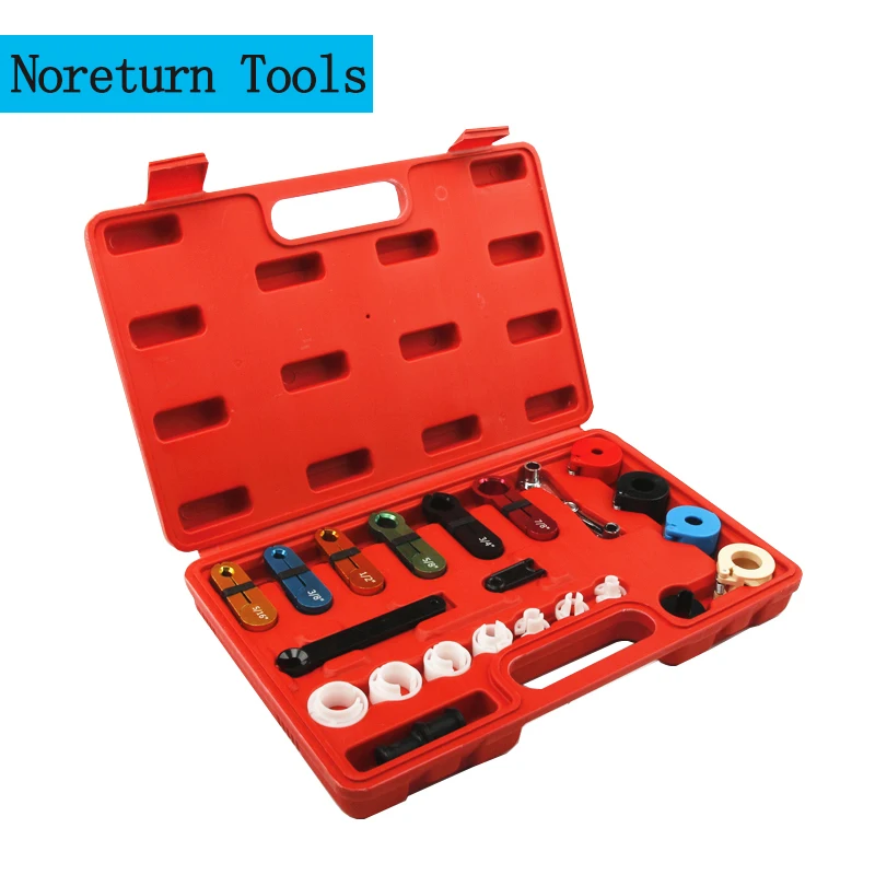 

22 Pcs Oil Pipe Removal tools Transmission Air Con Air Conditioning Fuel Line Disconnect Removal Tool Set Kit