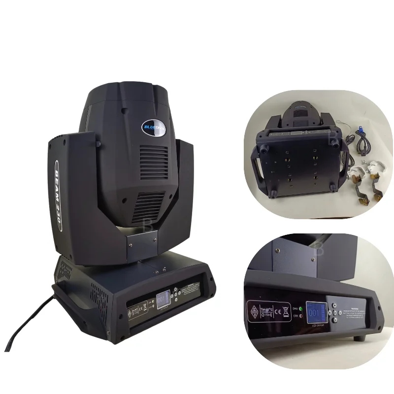 0 tax 230W 7R Moving Head Light Rainbow Effect Touch /Key Model Stage Disco Lights Power Corn MH 230W DJ Moving Beam Light 3