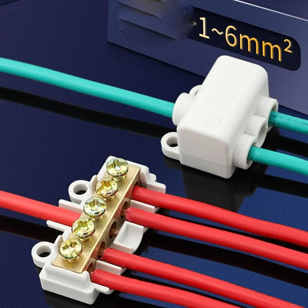 High Power T-type Wiring Terminal Splitter Quick Wire Terminal Block Electrical Cable Junction Box ZK-M306 ZK-M406 Connectors