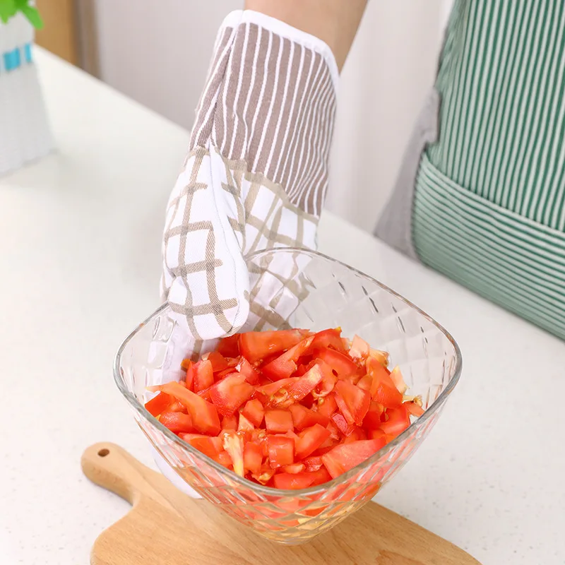 1Pc Insulated Gloves Microwave Oven Baking Cute High Temperature Resistant Kitchen Heat-resistant Oven Microwave Oven Gloves