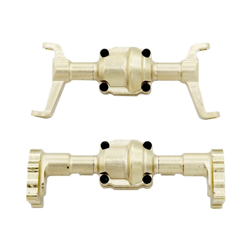 

Front And Rear Axle Housing Replace For FMS FCX24 Brass 110G Weight For 1/24 RC Crawler Car Upgrades Parts Accessories