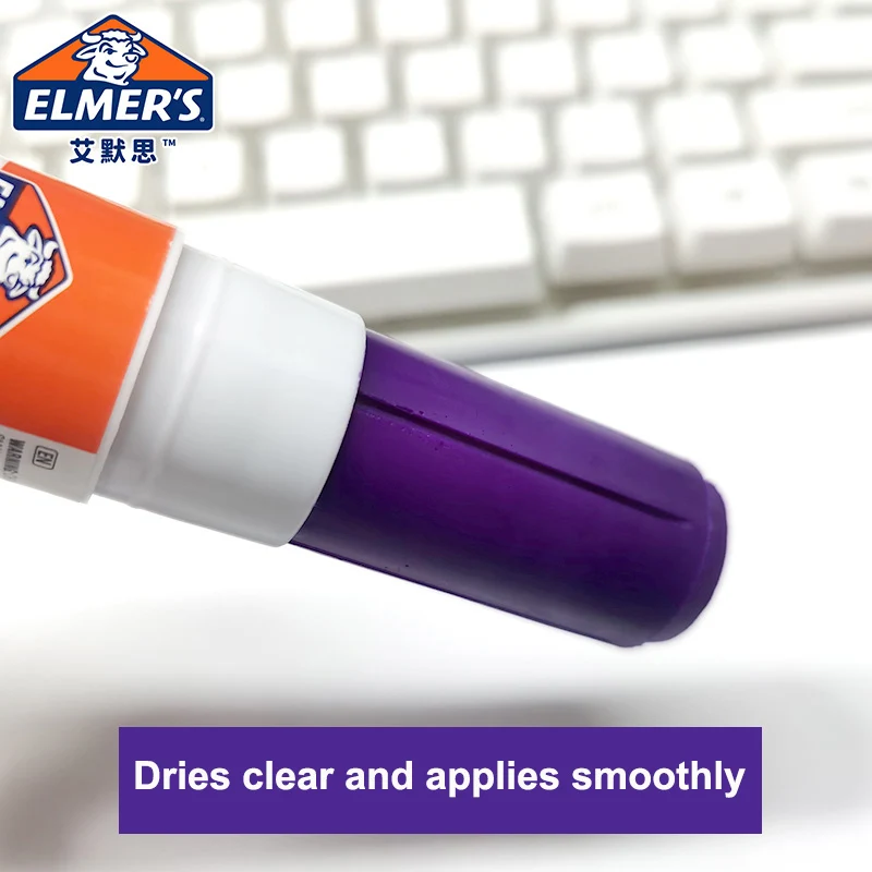 1pc Elmer's Disappearing Purple School Glue Sticks, Washable, 22 Gram Non  Toxic Acid Free For Kids Home Scrapbooking Supplies