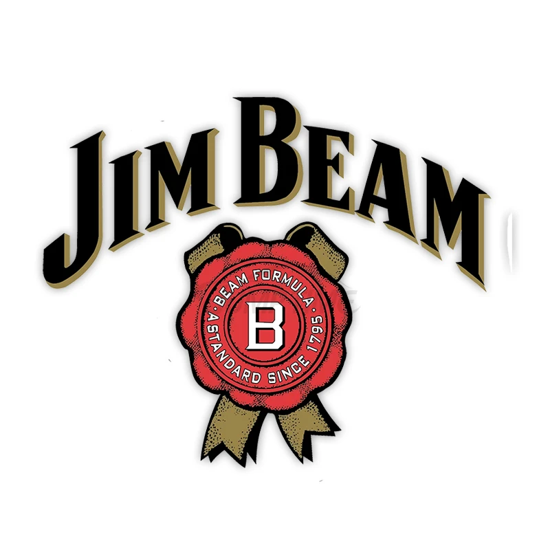 

Модная наклейка с логотипом Jim Beam для грузовиков, мотоциклов, крышка топливного бака, Солнцезащитная Водонепроницаемая наклейка из винила 13x10,8 см