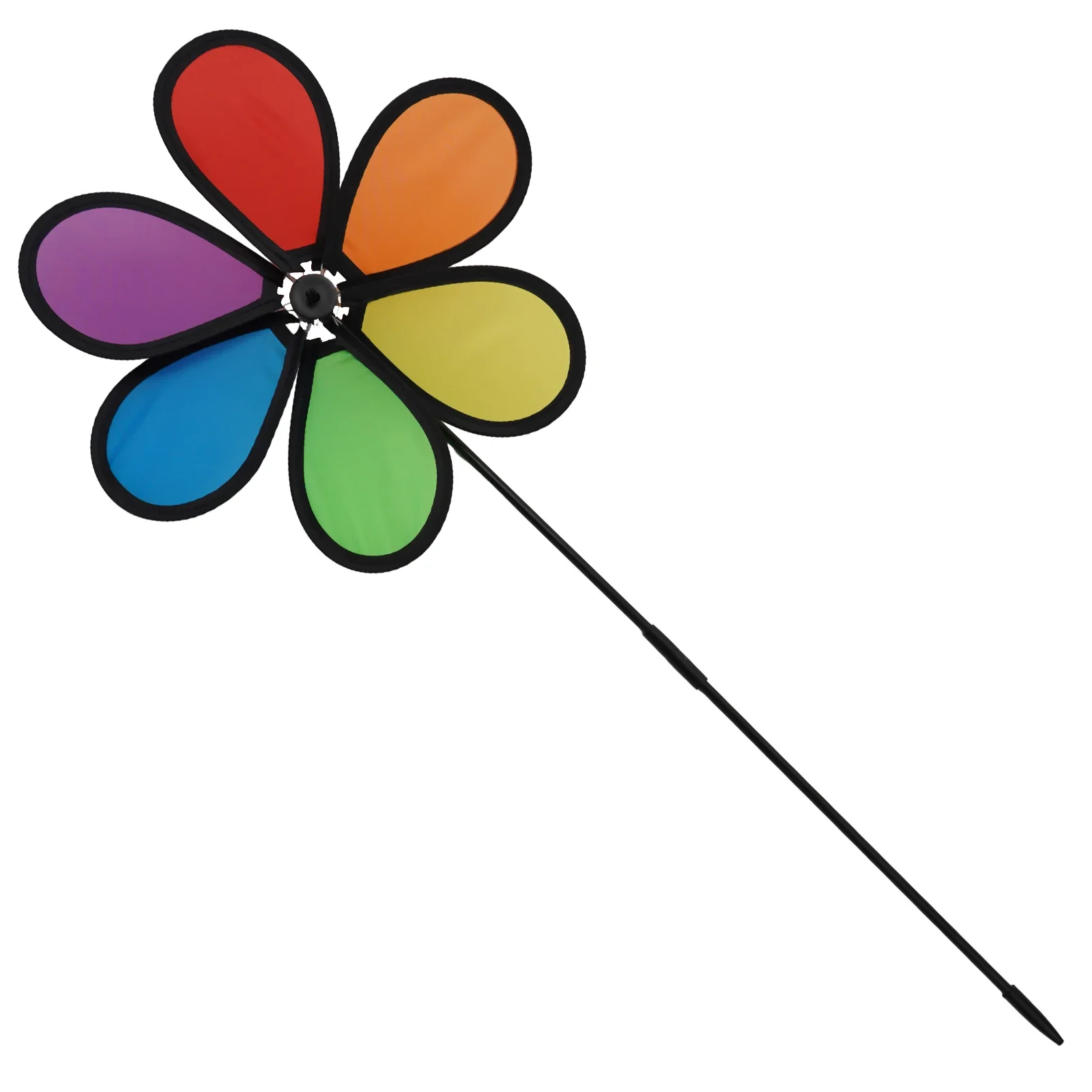 Garden Art Decor Windmill Toys Garden Windmill Wind Spinner Bird Repeller Pinwheels Windmill Bird Repellent Pinwheel Flower Windmill Colorful Cute Gifts Fabric Windmill Wind Spinner Garden Supplies High Quality Home Garden Yard Decor
