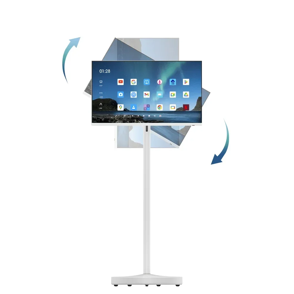 Fitness Equipment Use at Home 23.8 Inch Large Screen Portable and Movable Smart tv Smart TV