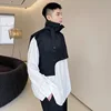 2023 Irregular Design Techwear Style Hip Hop Cargo Vest Mens Street Fashion Short Waistcoat Sleeveless Jacket 1