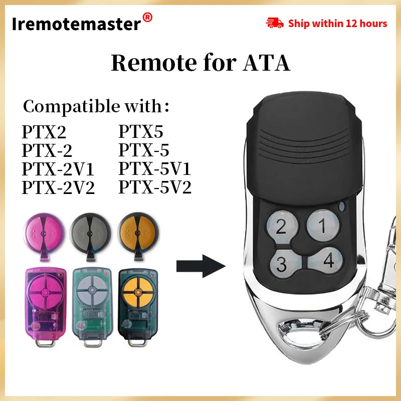 ForATAPTX5GarageDoorRemoteControl43392MHzRollingCode