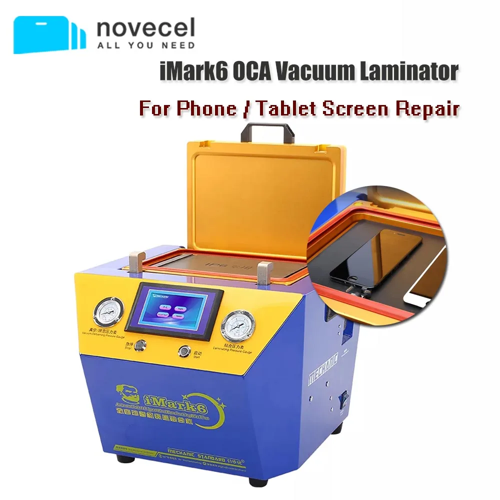 MECHANIC iMark6 Defoaming Laminating Machine 전화 LCD 수리를위한 버블 리무버가있는 지능형
