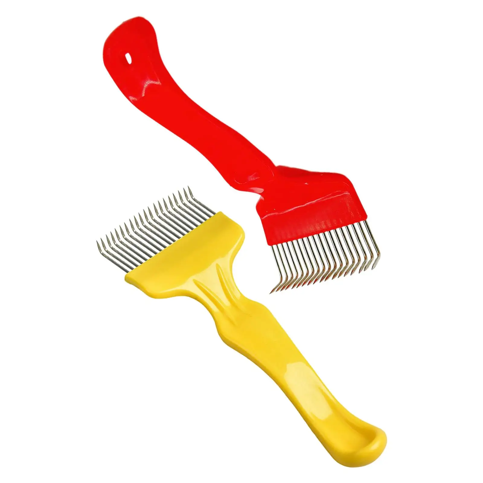 Strumenti Per Apicoltura A 21 Pin Strumento Per Estrattore Per Apicoltura 19Cm X 7Cm Forcella A Manovella A 90 Gradi Forcella Per Apicoltura In Acciai