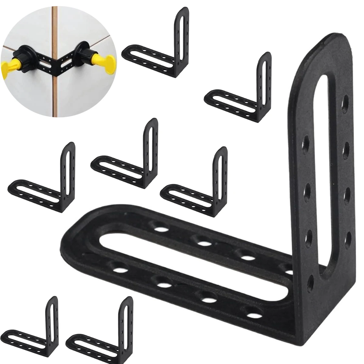 

Tile Spacers Cross Leveling Angle System Removable Wall Ceramic Home Improvement Floor Locater Adjuster Laying Tools