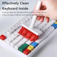 5 in 1 Keyboard Cleaning Brush Kit Keycap Puller Earbuds Cleaner for Airpods Pro 1 2 3 Bluetooth Earphones Case Cleaning Tools 2