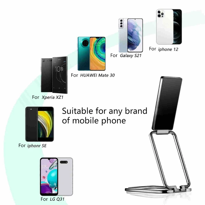 

360° Rotation Universal Phone Ring Stand for Car Phone