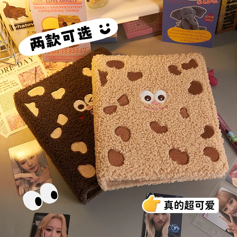 

IMYY 3-дюймовый плюшевый держатель для фотокарт Kpop Idol фотоальбом с 20 шт. 4 прозрачными внутренними страницами альбом для фотографий