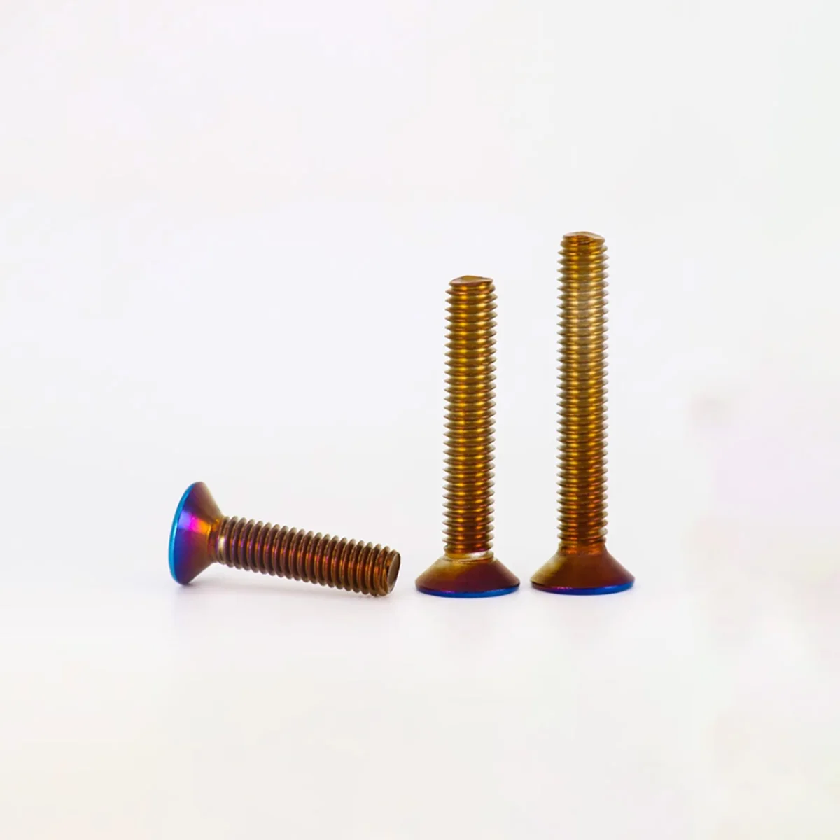Stainless Steel Countersunk Steering Wheel Screw / Colored Bolt / Titanium Blue