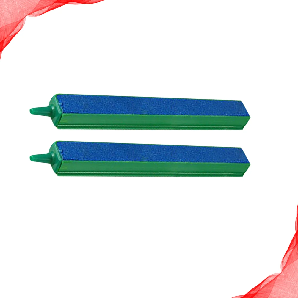 

2pcs 12 Inches Air Stone Aquarium Landscape Miniature Gravel Bubble Diffuser Airstones Layout Decoration for Aquarium Fish Tank