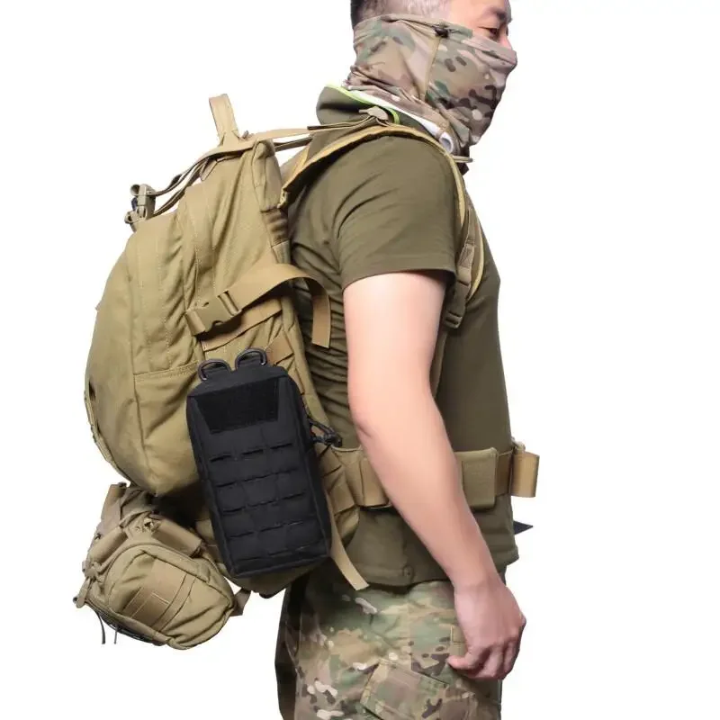 Portable Electronic Accessories Backpack Single layer Utility EDC Pouch Compact Gadget Carry Bag Military Waist Pack for Climb