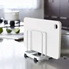 NEW Layered Cutting Board Rack Kitchen Simple Solid Color Vertical Finishing Storage Drain Tray Dish Drying Shelf Sink Organizer 2