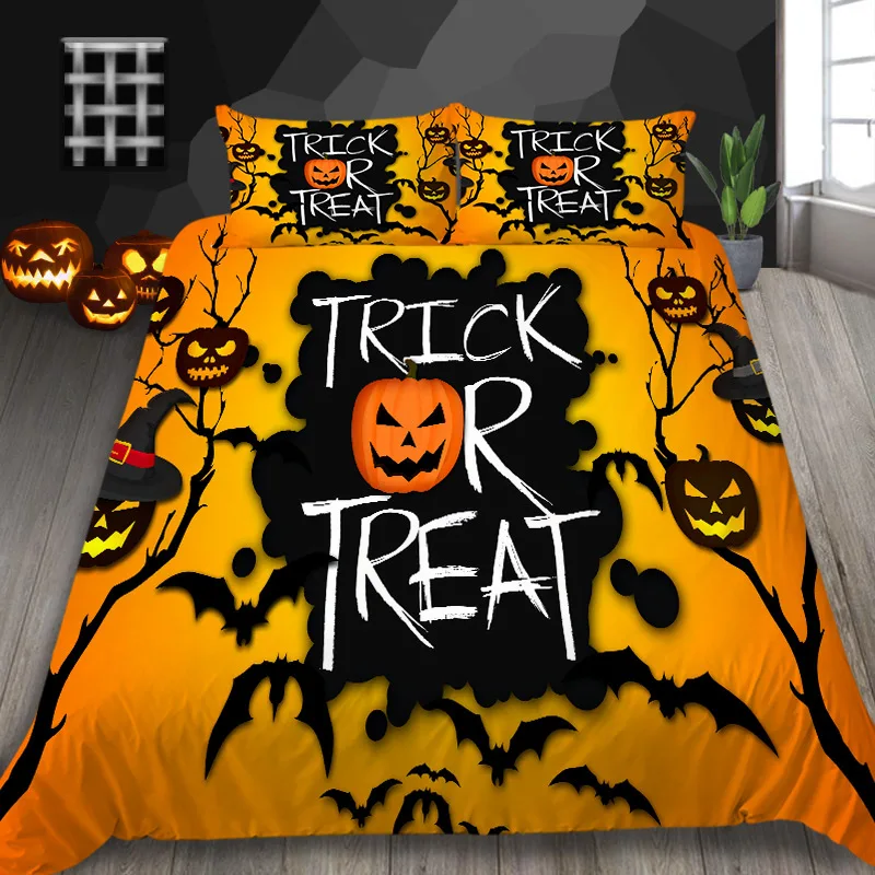 Autumn Pumpkin Halloween Bed Set