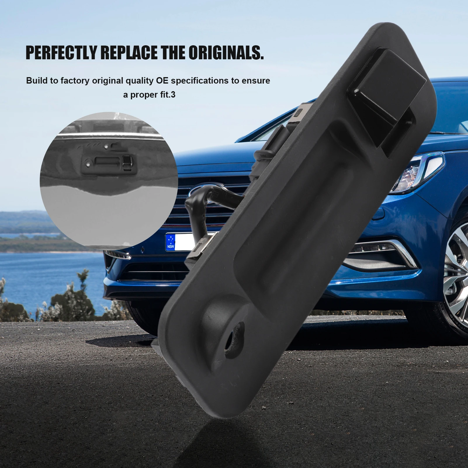Tailgate Opening Button Shell 81260C1010 81260-C1010 For Hyundai For Sonata Interior Parts Outside Trunk Lid Lock Handle Shell Car trunk lock handle,Car trunk switch