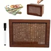 1000/2000/3000/5000/10000 Euro Wooden Money Box - Reusable Piggy Bank with Savings Goal Tracker & Numbered Compartments 5