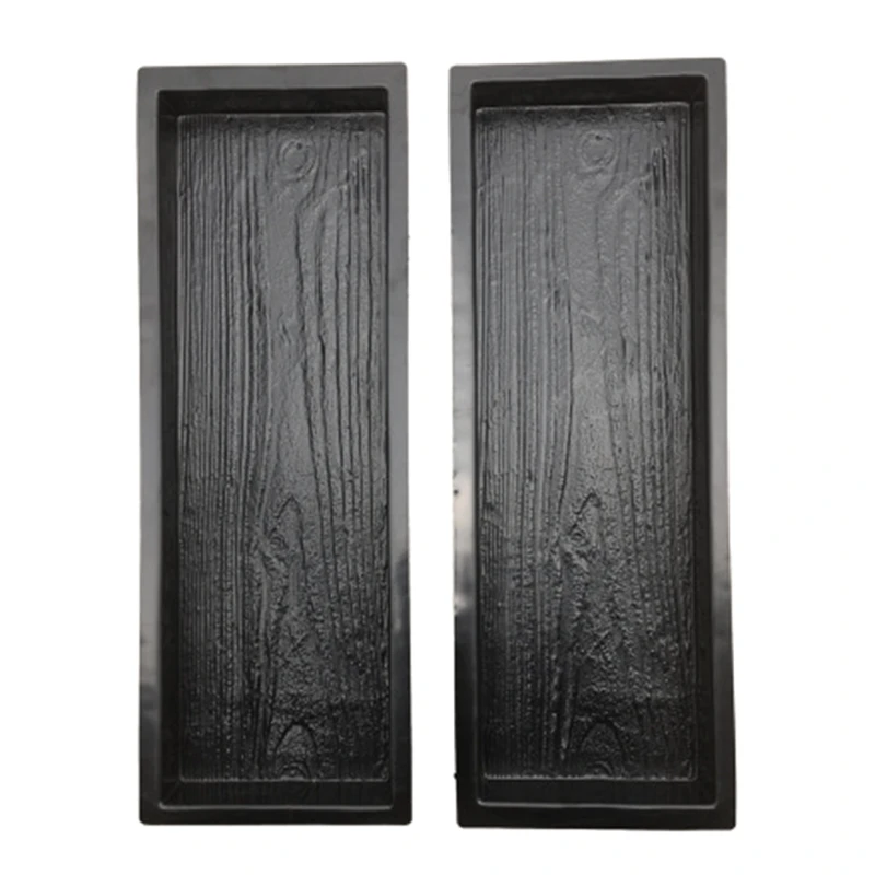 Imitation Wood Grain DIY for Path Maker Paving Cement Brick Mold Stepping Pavement Road Concrete Mould