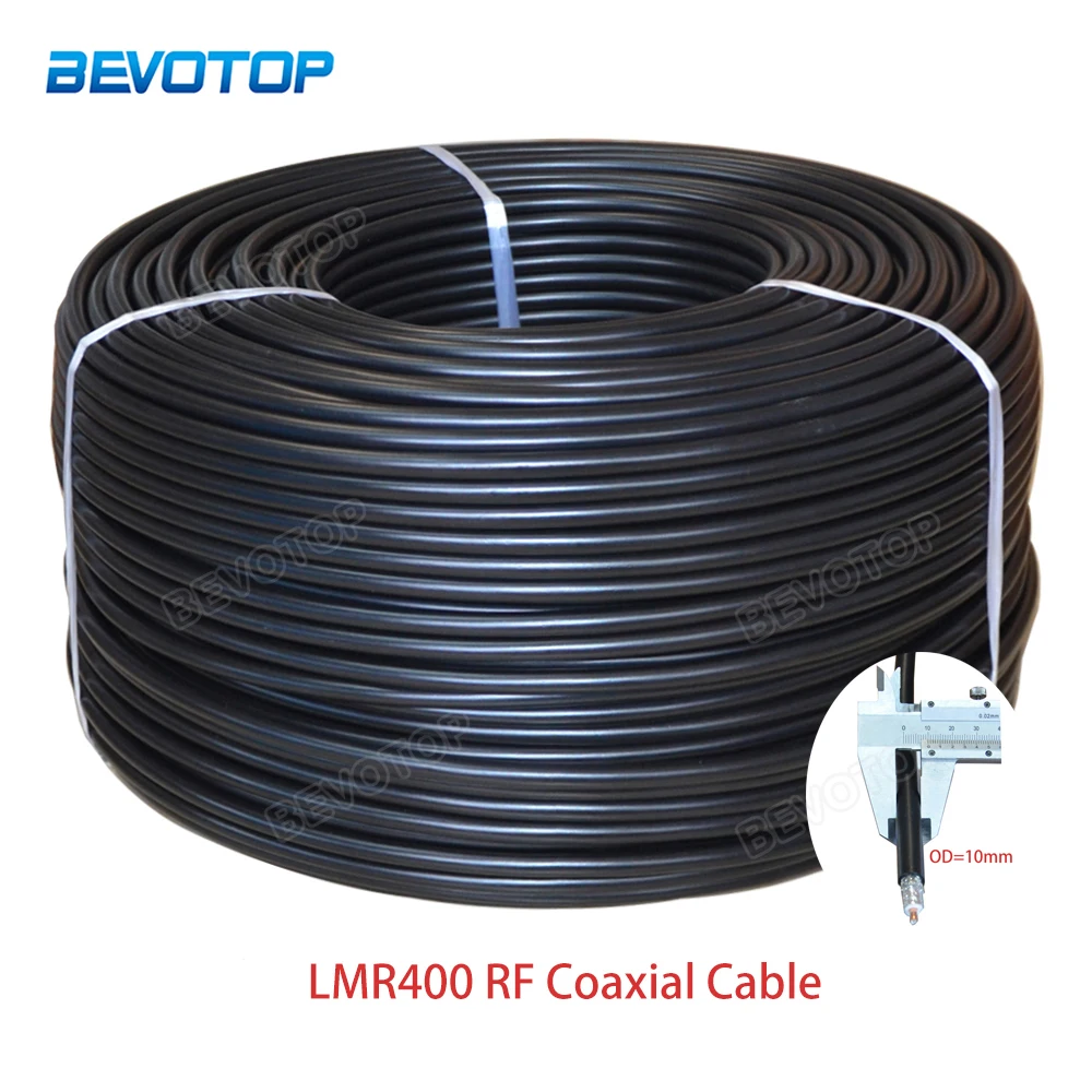 Cabo de Trança Coaxial rf Baixa Perda Cabo de Jumper Lmr400 Lmr400 50 Ohms 507 Alta Qualidade 1m-70m