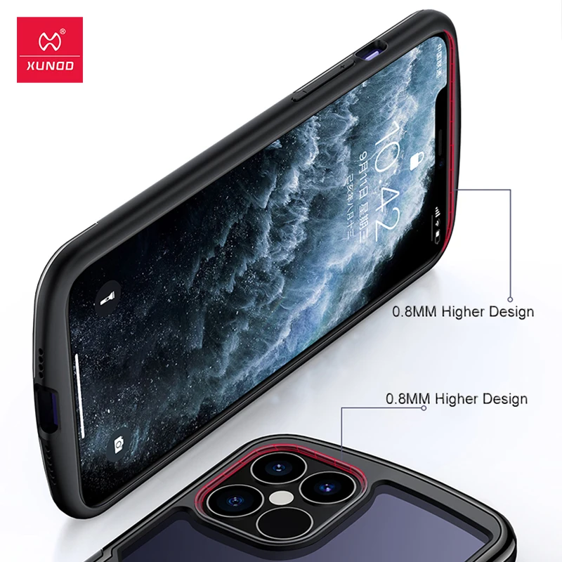 For iPhone 12 Pro Max Case Drop-proof Armor Case Airbags Stronger Powerful Luxury Back Cover For iPhone 12 mini iP12 Pro XUNDD