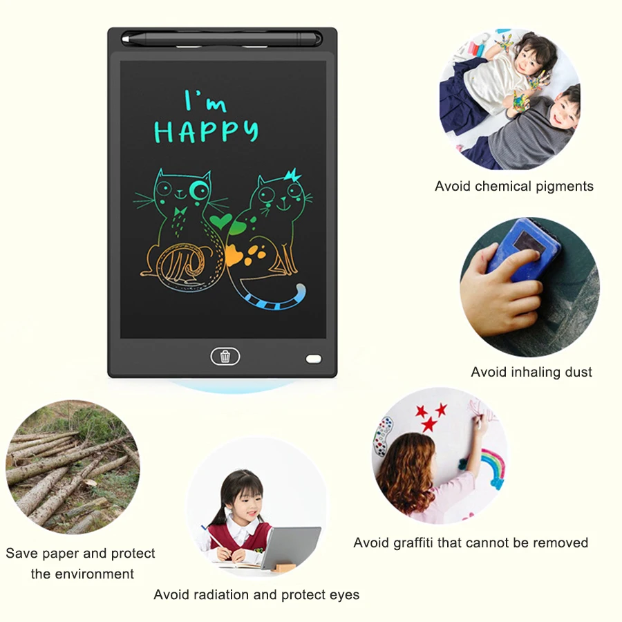 Colorful LCD Drawing Board for Kids – Electronic Writing and Painting Pad, Creative Toy for Children