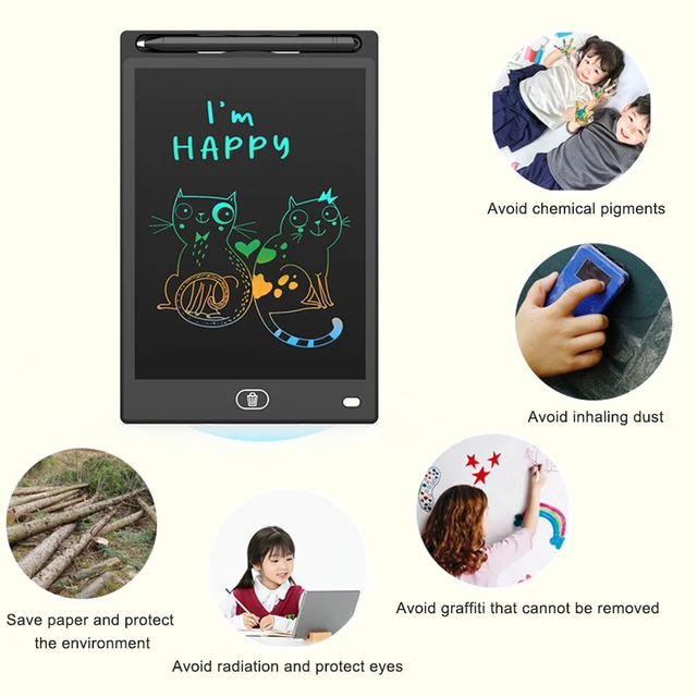 12 Inch Color LCD Screen Electronic Drawing Board For Kids Writing Tablet Handwriting Pad Painting Tool Toys For Children Gifts 4