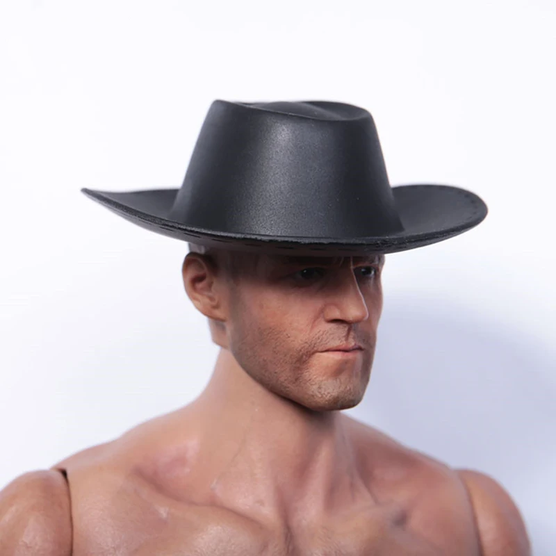 男性用カウボーイハット,2モデル,1/6スケール,ウエスタン,レトロ
