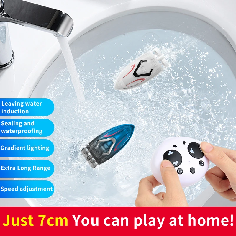 Remote Control Boat Mini Rc Boat For Pool Kids Gift
