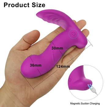 Wireless Remote Control Dildo Clitoris Stimulator Wearable Finger Wiggling Vibrator Female Sex Toys Shop for Women Couples Adult 4