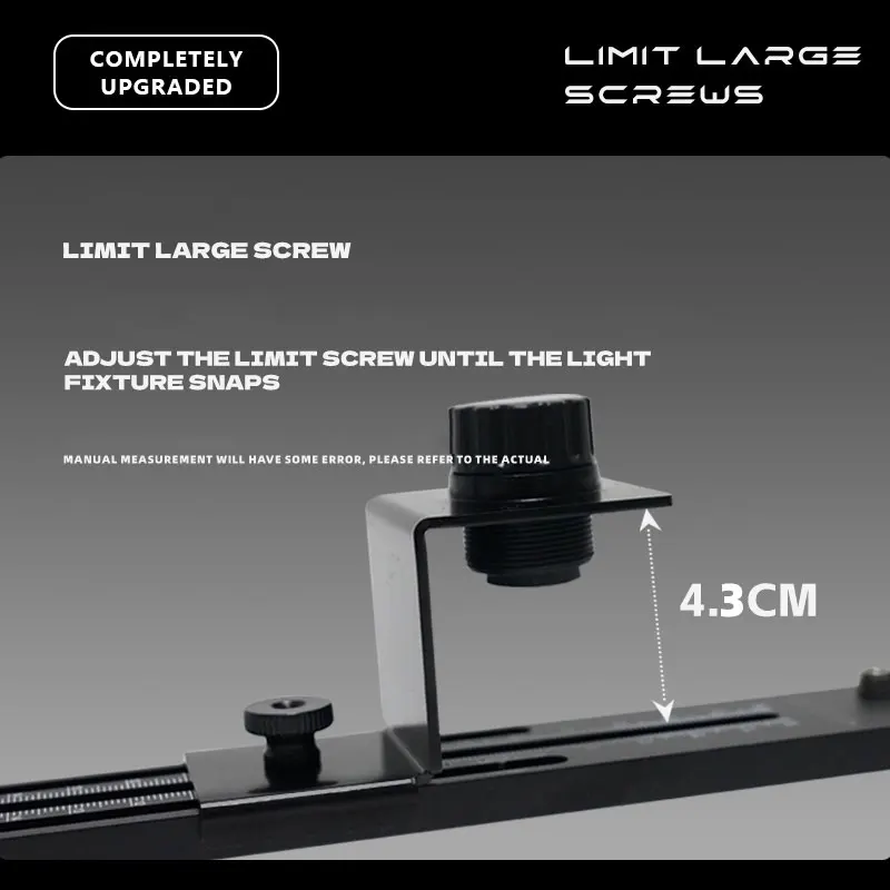 마이인 수족관 조명 스탠드 - 360 °   아로와나 어항용 회전식 측면 걸이 브래킷, LED T5 T8 수중등용 범용 장착 가능