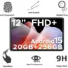 For Doogee T36 (12 inch) 2025 Screen Protector, 9H Tempered Glass Film, Anti Fingerprints,No Bubbles Anti-Scratch 6