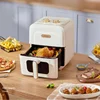 220V Air Fryer Visual Household New Multifunction Electric Oven Integrated 6L Large Capacity Electric Fryer Air Fryer 1
