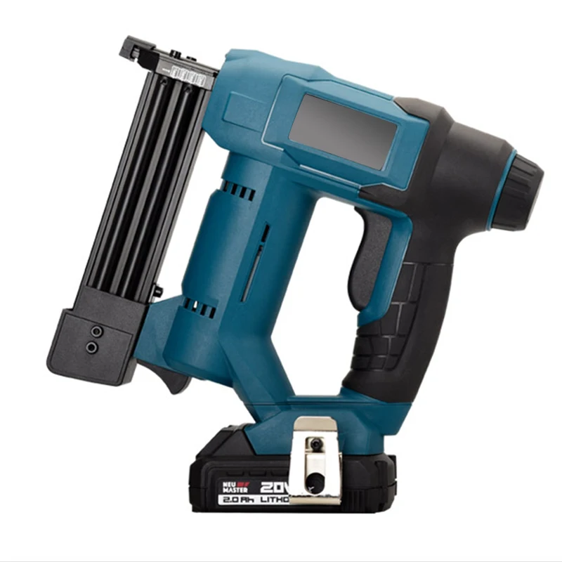 Rechargeable Nail Gun/Staple Gun for Upholstery, Carpentry and Woodworking Cordless Brad Nailer