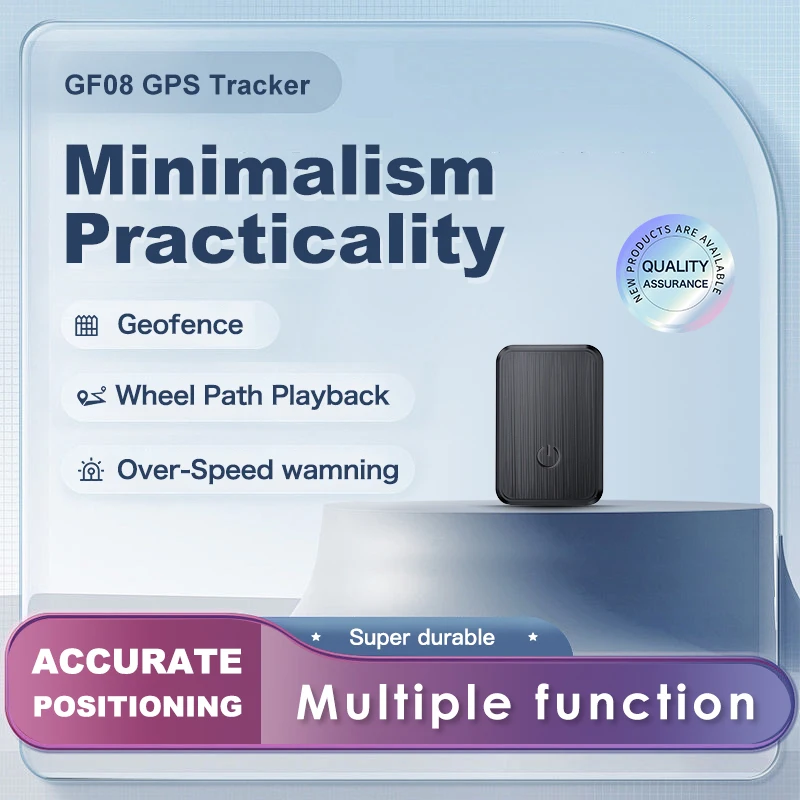 GF08 Auto Mini GPS Special Ultra-Precise Strong Magnetic Locator GPS Tracker GPS Locator GPS Car Tracker Anti Lost Tracker For Car Pet Elderly Children LBS Position