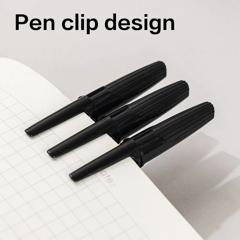 Deli 12 Pcs Ballpoint Pen 1.0 mm Black Blue Red Colors Bullet Tip Gel Pen Smooth Writing Office Stationery School Supplies 3