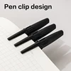 Deli 12 Pcs Ballpoint Pen 1.0 mm Black Blue Red Colors Bullet Tip Gel Pen Smooth Writing Office Stationery School Supplies 3