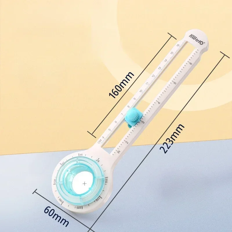 1pc 2-20cm Circle Paper Cutter Multifunctional Craft Cutting Tools Paper Scrapbooking Cards Cutters For Home Study Offices paper cutter circular cutter