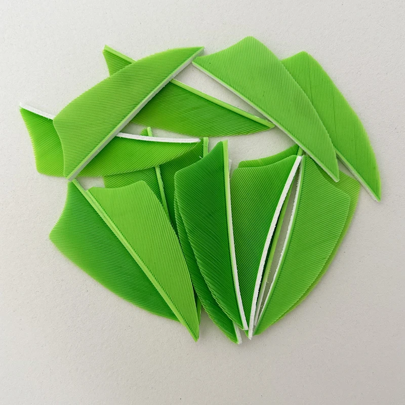 50Pcs 2Inch IBOUNFOX Arrow Fletching Turkey Feathers for Archery Arrows Vanes Right /Left Wings DIY Archery Accessories 2