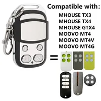 New Mhouse TX3 TX4 GTX4 Remote Control MOOVO MT4 MT4V MT4G Garage Door Remote Control Duplicator Controller Barrier Gate Control 1