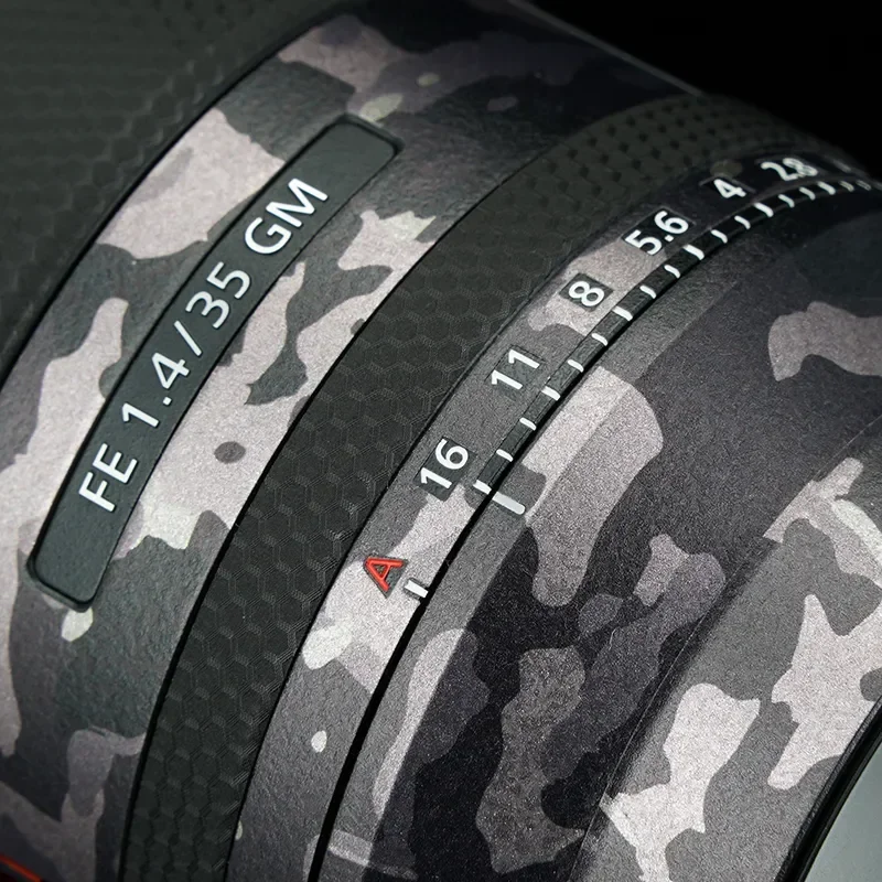FE 35mm F1.4 GM 데칼 스킨 카메라 렌즈 스티커, 비닐 랩 스크래치 방지 필름, FE35 FE35mm 35 1.4 F/1.4 GM SEL35F14GM