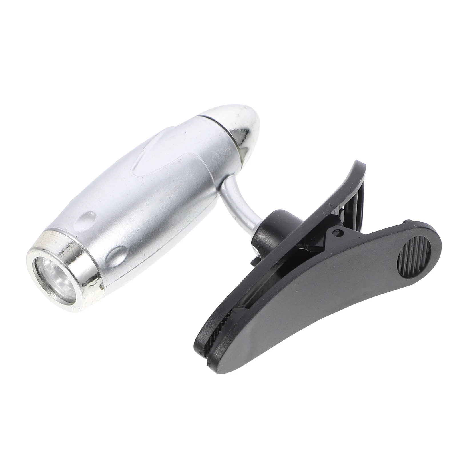 

LED Light Mini Book Clip Light Adjustable Reading Book LED Light (Silver)