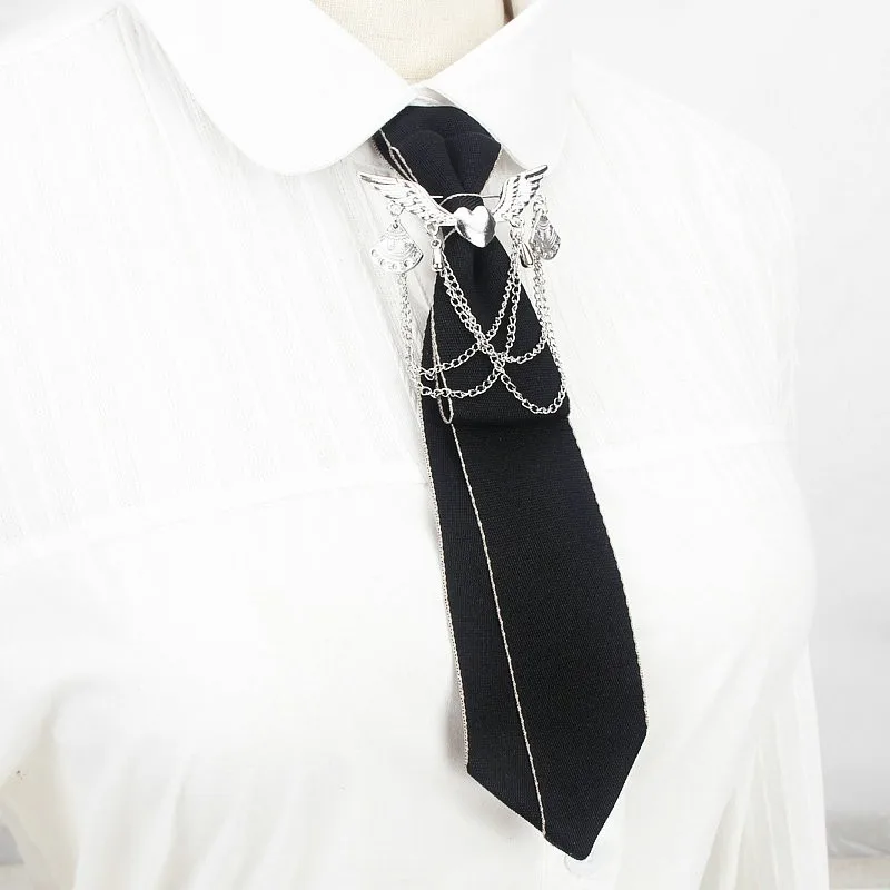 Ladies Bowknot Rhinestone Bow Tie for Collar Shirts